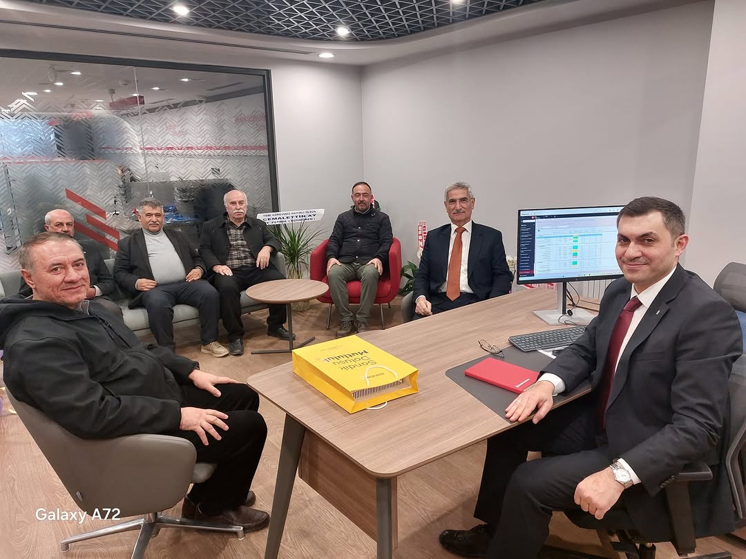 Ziraat Bankası Pazar Şube Müdürlüğüne Atanan Caner Helvalı'yı Ziyaret Ettik