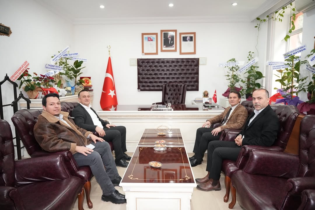 Turhal İlçe Millî Eğitim Müdürlüğüne Atanan Muzaffer Eyimaya'ya Hayırlı Olsun Ziyareti