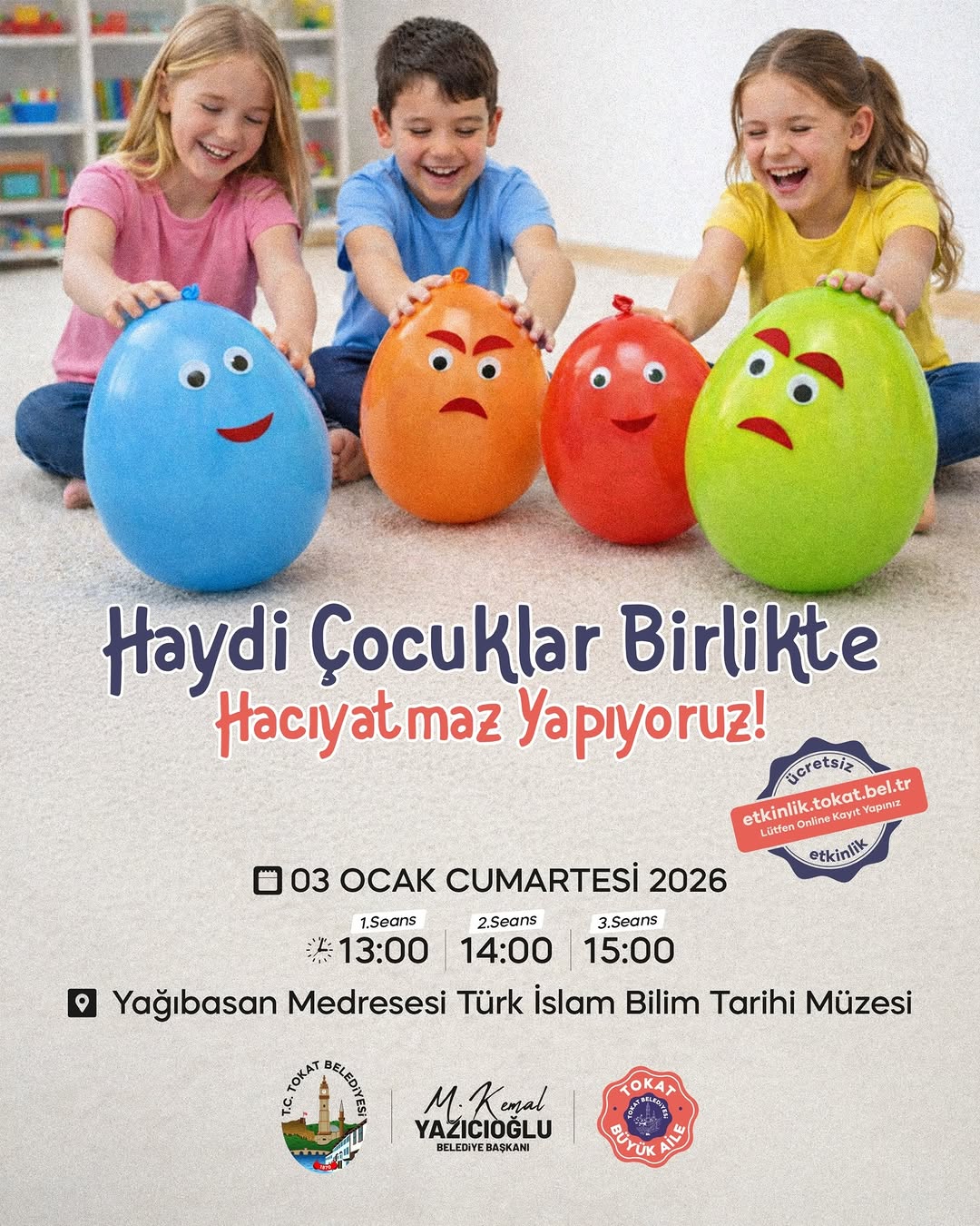 Tokat Belediyesi'nden 'Hacıyatmaz Yapıyoruz' Etkinliği Duyurusu