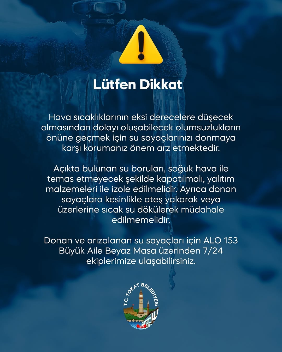 Donmaya Karşı Su Sayaçlarınızı Koruyun!