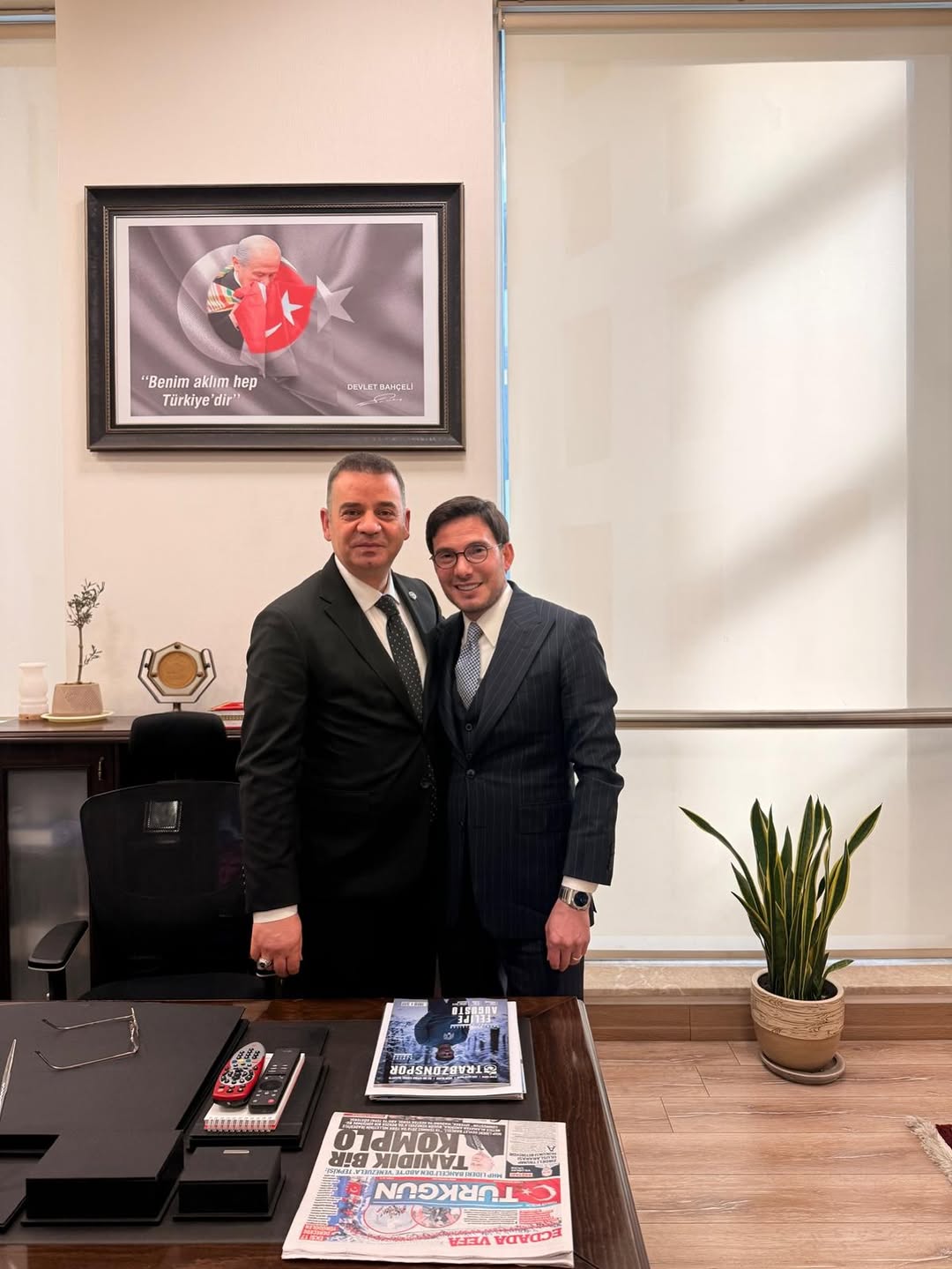 MHP Genel Başkanı Sayın Devlet Bahçeli'nin Özel Kalem Müdürü M. Bilal Aydın'ı Ziyareti