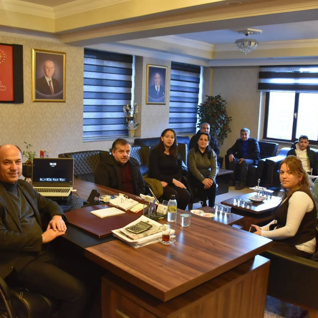 Reşadiye Halk Eğitimi Merkezi Kursiyerleri Belediye Başkanına Teşekkür Ziyareti Yaptı