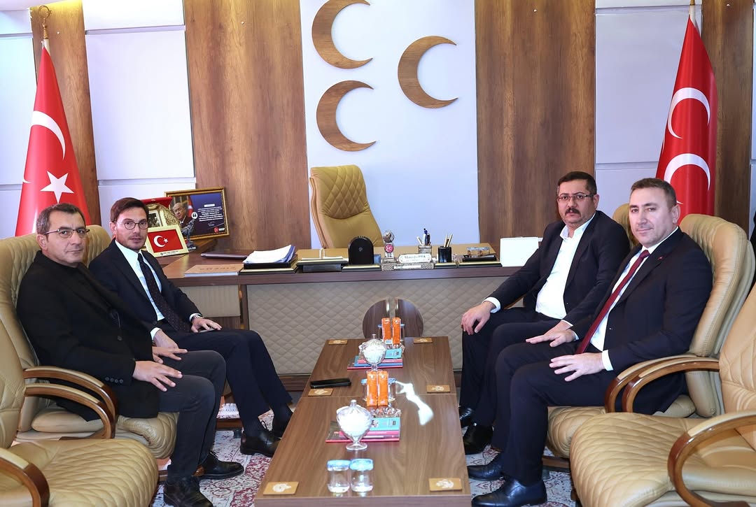 MHP Tokat İl Başkanı Mustafa İpek ve Teşkilat Başkanı Haydar Duman'ın Ziyareti