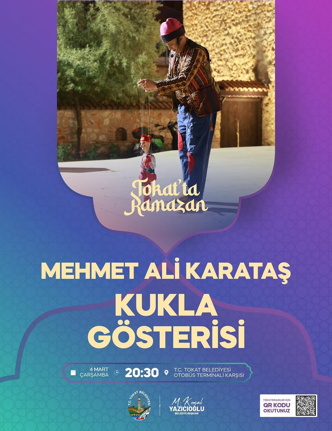 Tokat Belediyesi'nden Ramazan Etkinliği Duyurusu