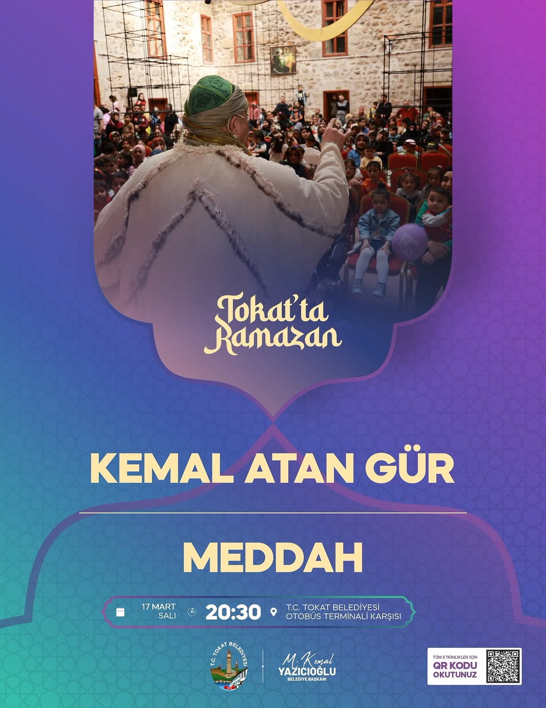 Tokat Belediyesi'nden Ramazan Etkinliği Duyurusu