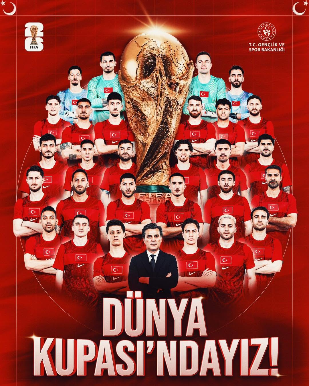 A Milli Futbol Takımı 2026 FIFA Dünya Kupası Play-off Finali'nde Kosova'yı Mağlup Ederek Dünya Kupası Finallerine Katılma Hakkı Kazandı