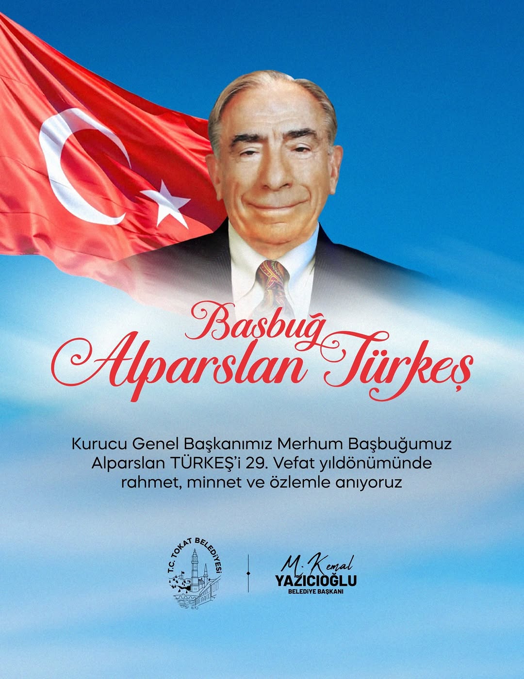 Mehmet Kemal Yazıcıoğlu Alparslan Türkeş'i Vefat Yıl Dönümünde Rahmetle Andı