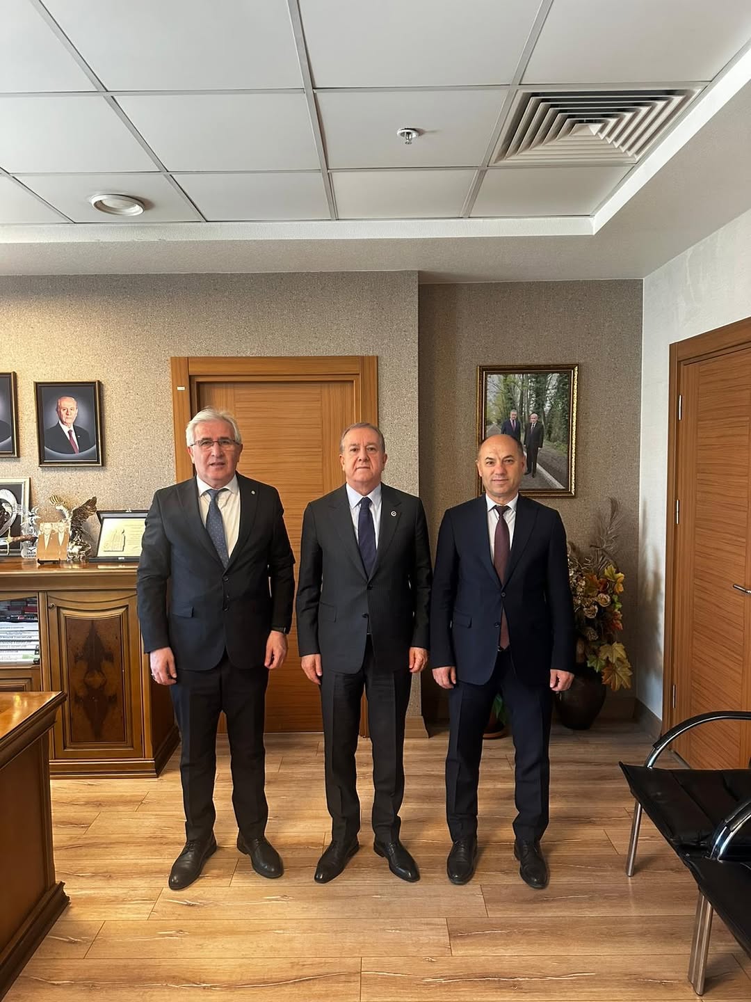 Yerel Yönetimlerden Sorumlu Genel Başkan Yardımcımız Sayın Sadir Durmaz’ı, Bereketli Belediye Başkanımız Sayın Necati Şahin ile Ziyaret Ettik