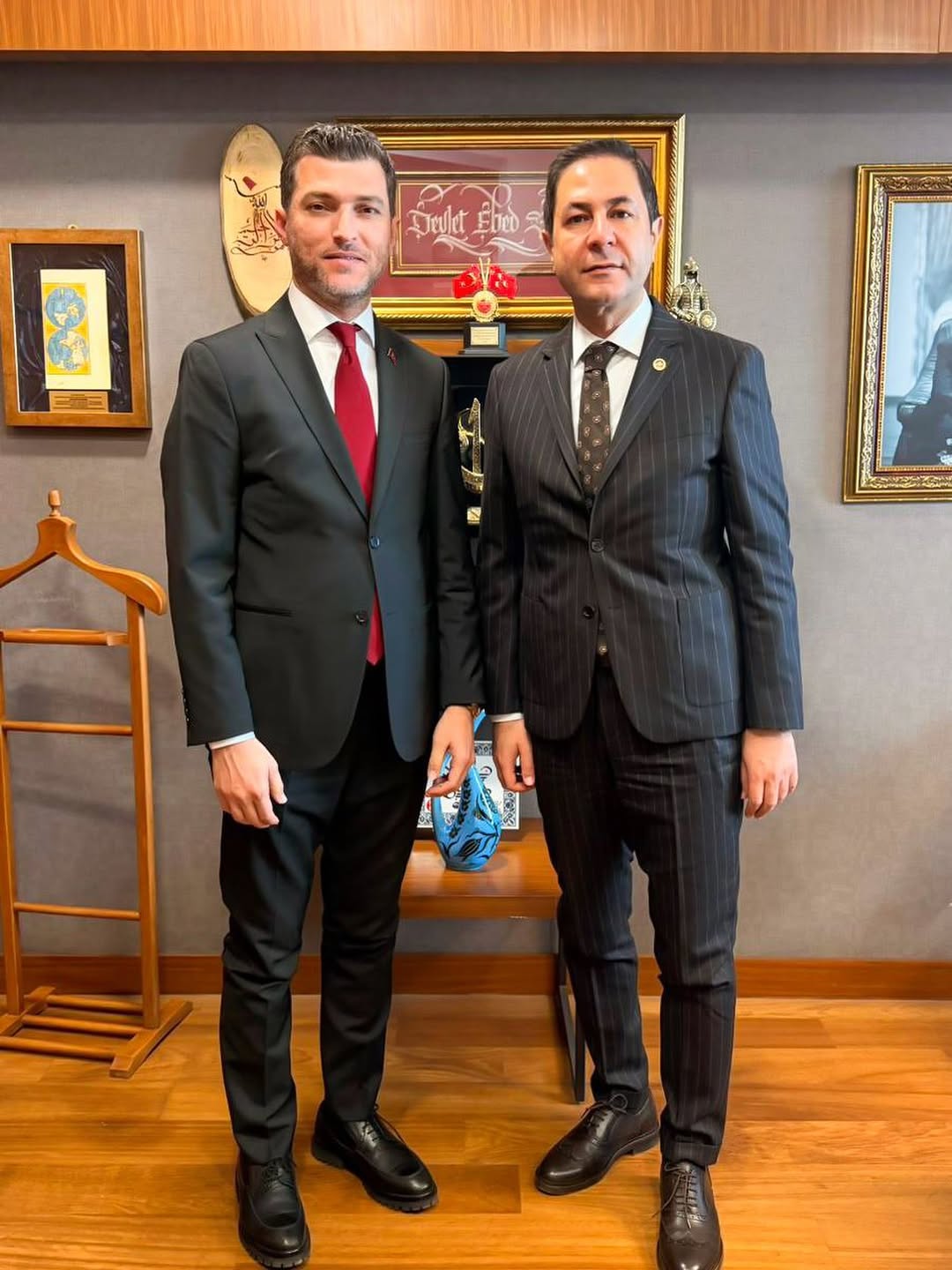 MHP Tokat Milletvekili Yücel Bulut'u TBMM'de Ziyaret Etti