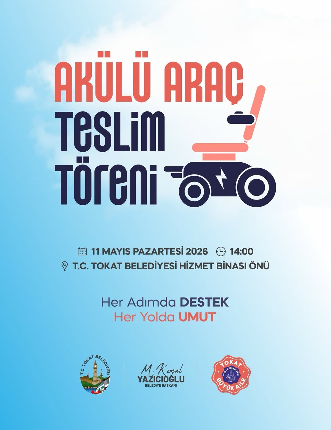 Tokat Belediyesi Engellilere Destek Olmaya Devam Ediyor