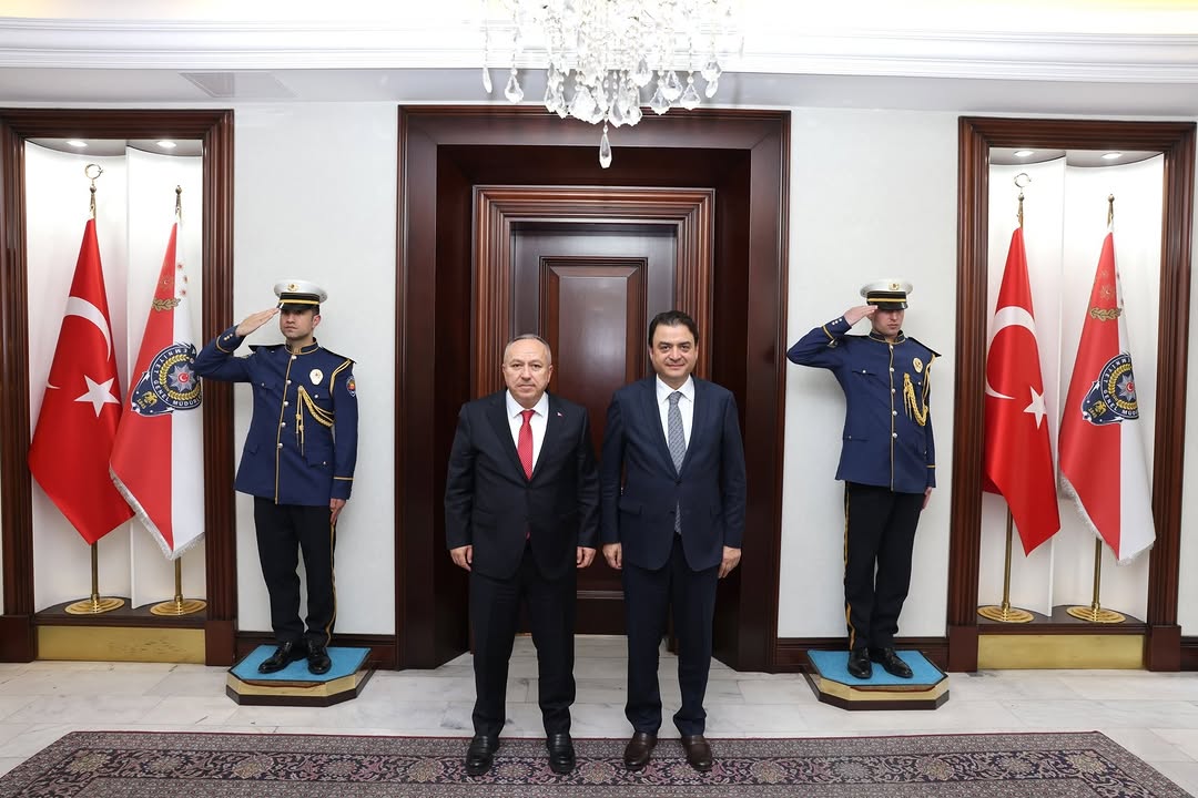 Valimiz Abdullah Köklü, Emniyet Genel Müdürü Sayın Ali Fidan'a Hayırlı Olsun Ziyaretinde Bulundu