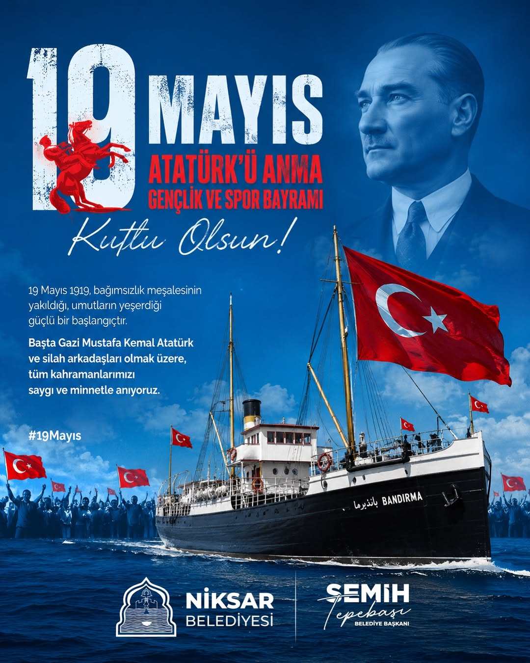 19 Mayıs 1919: Gazi Mustafa Kemal Atatürk'ün Samsun'a Çıkışı