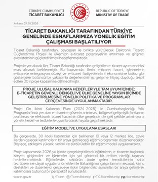 Esnaflara Eğitim Çalışması Başlatılıyor