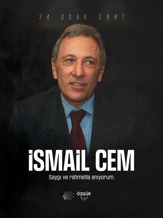 İsmail Cem'in Anma Yılı