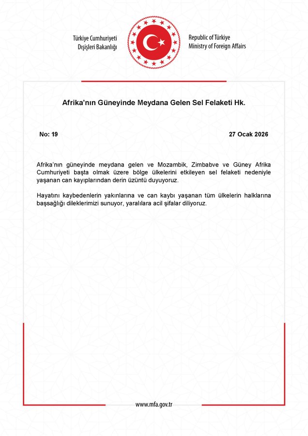 Güney Afrika’da Sel Felaketi