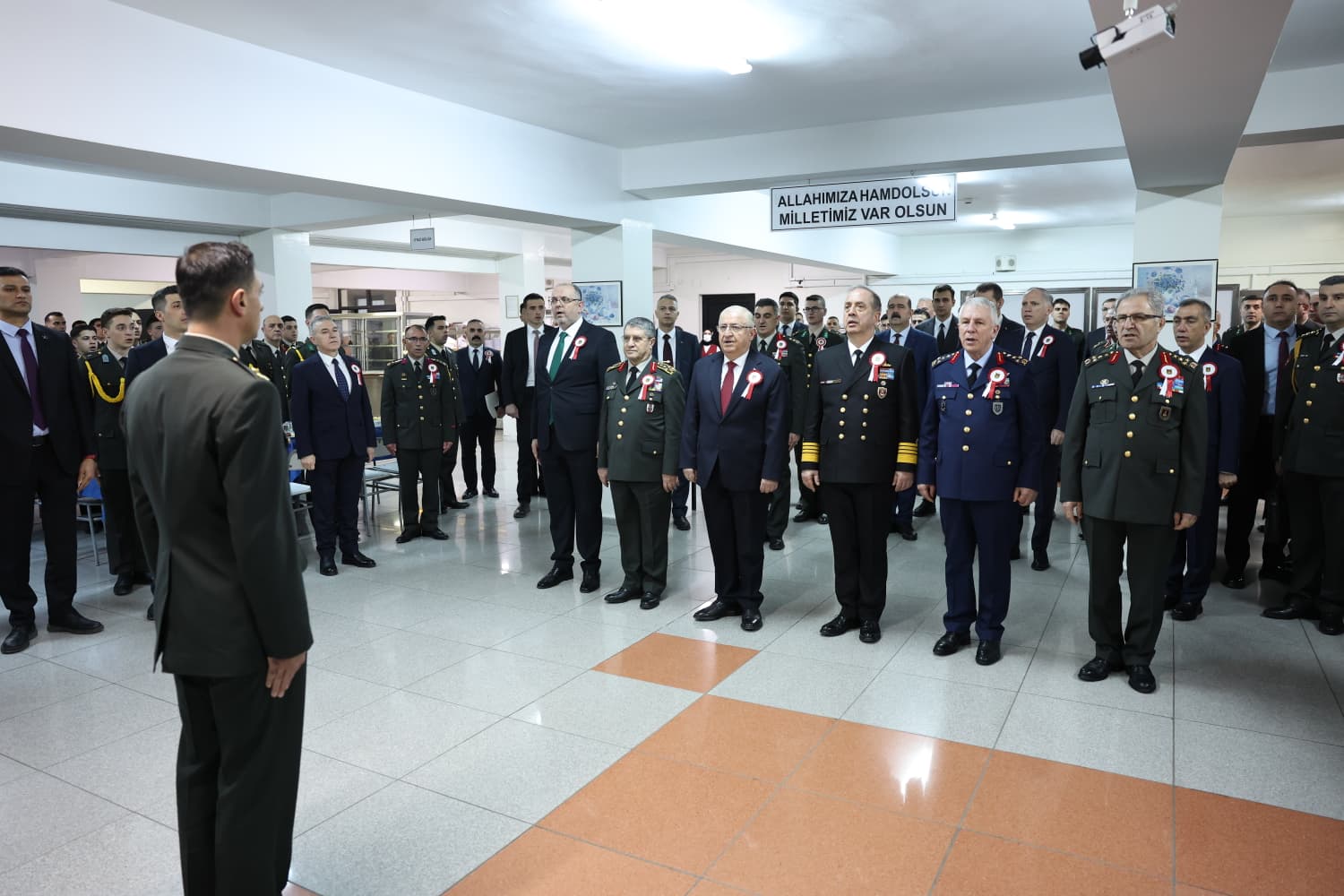 Atatürk'ün Kara Harp Okulu Töreni