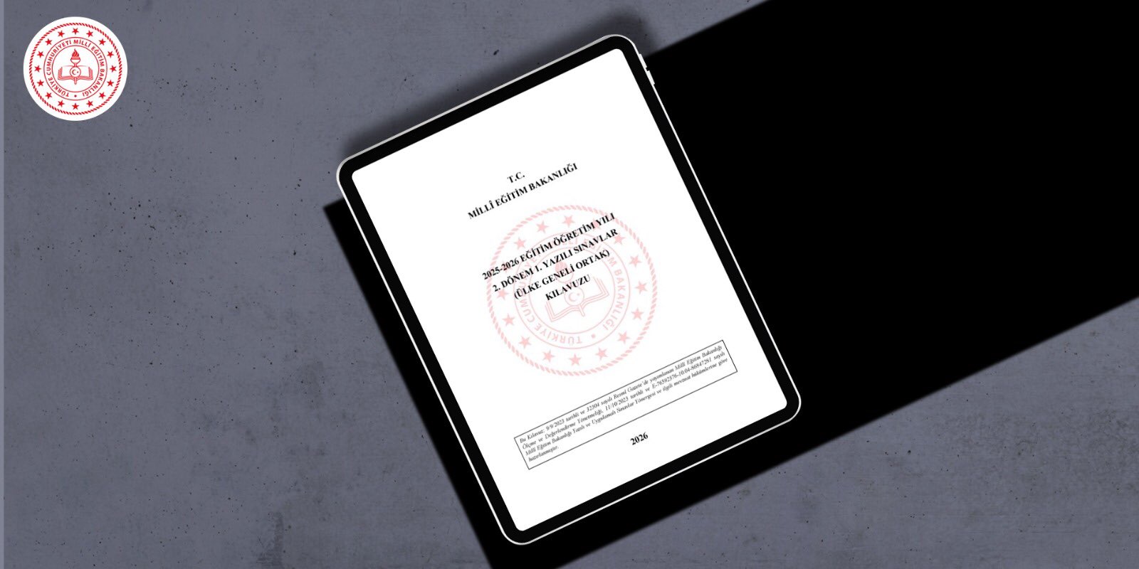 Yeni Yazılı Sınav Kılavuzu Yayınlandı