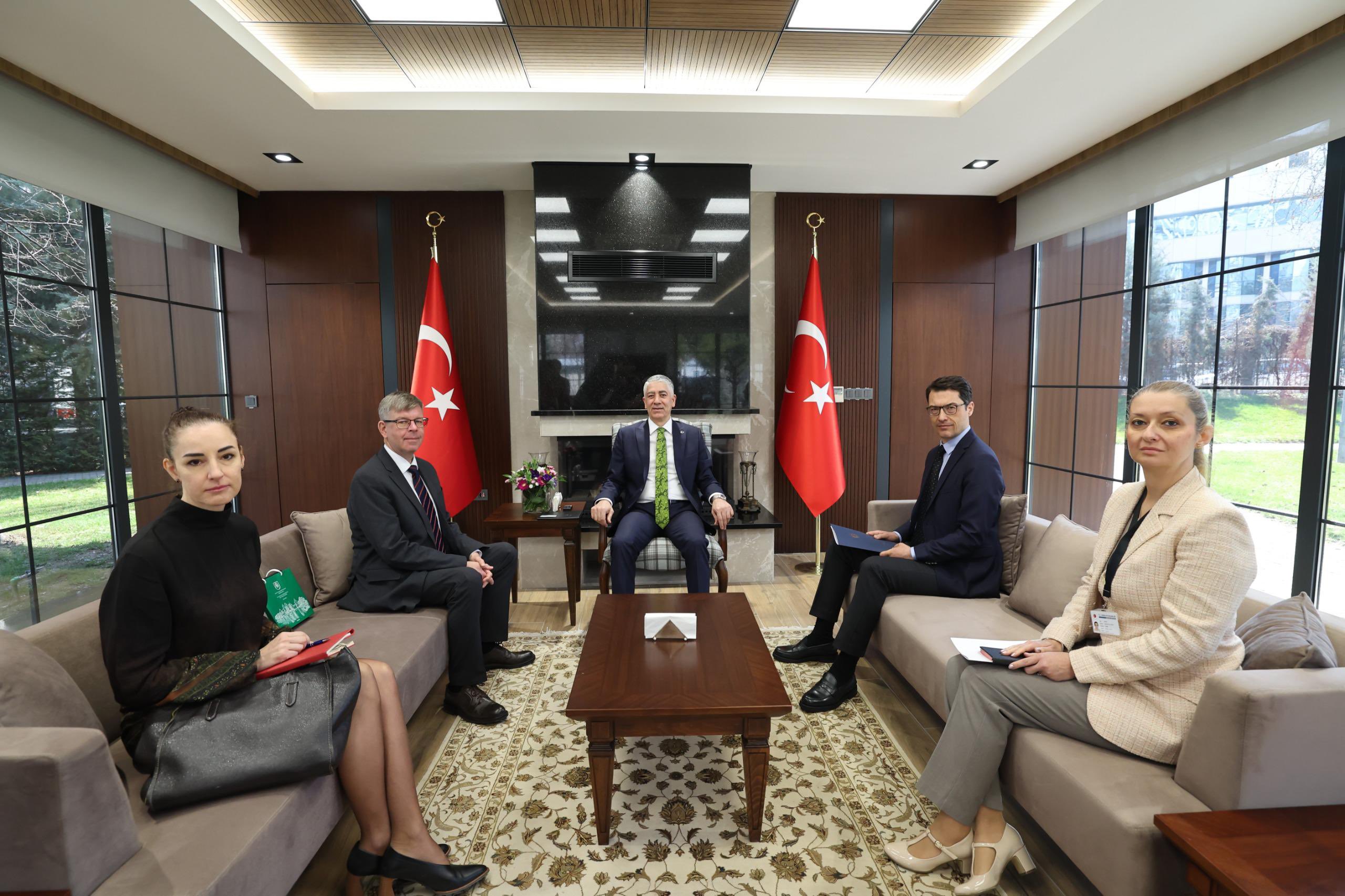 Bakan Yardımcısı'ndan Litvanya Büyükelçisi'ne Ziyaret