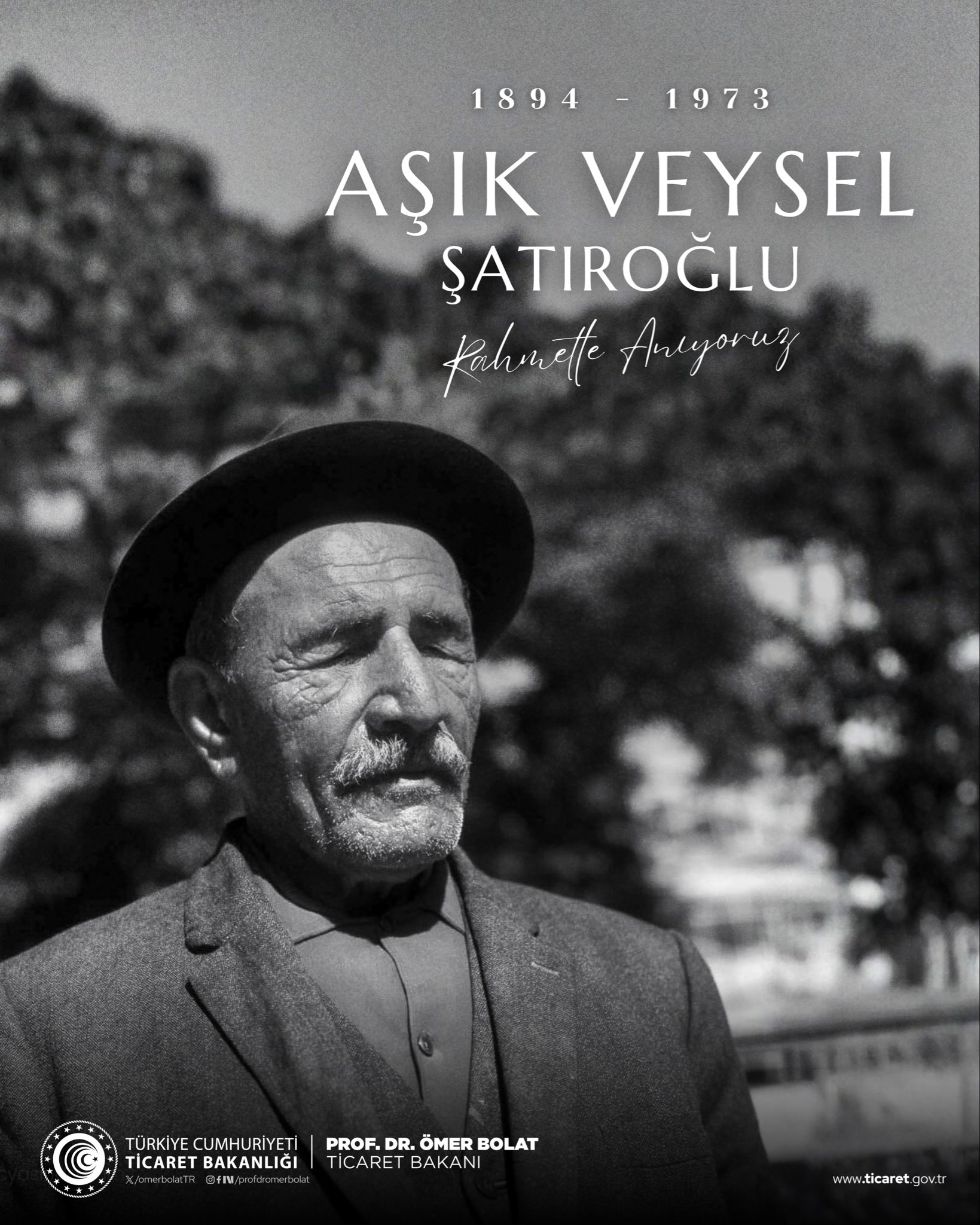 Aşık Veysel'in Vefat Yıldönümü