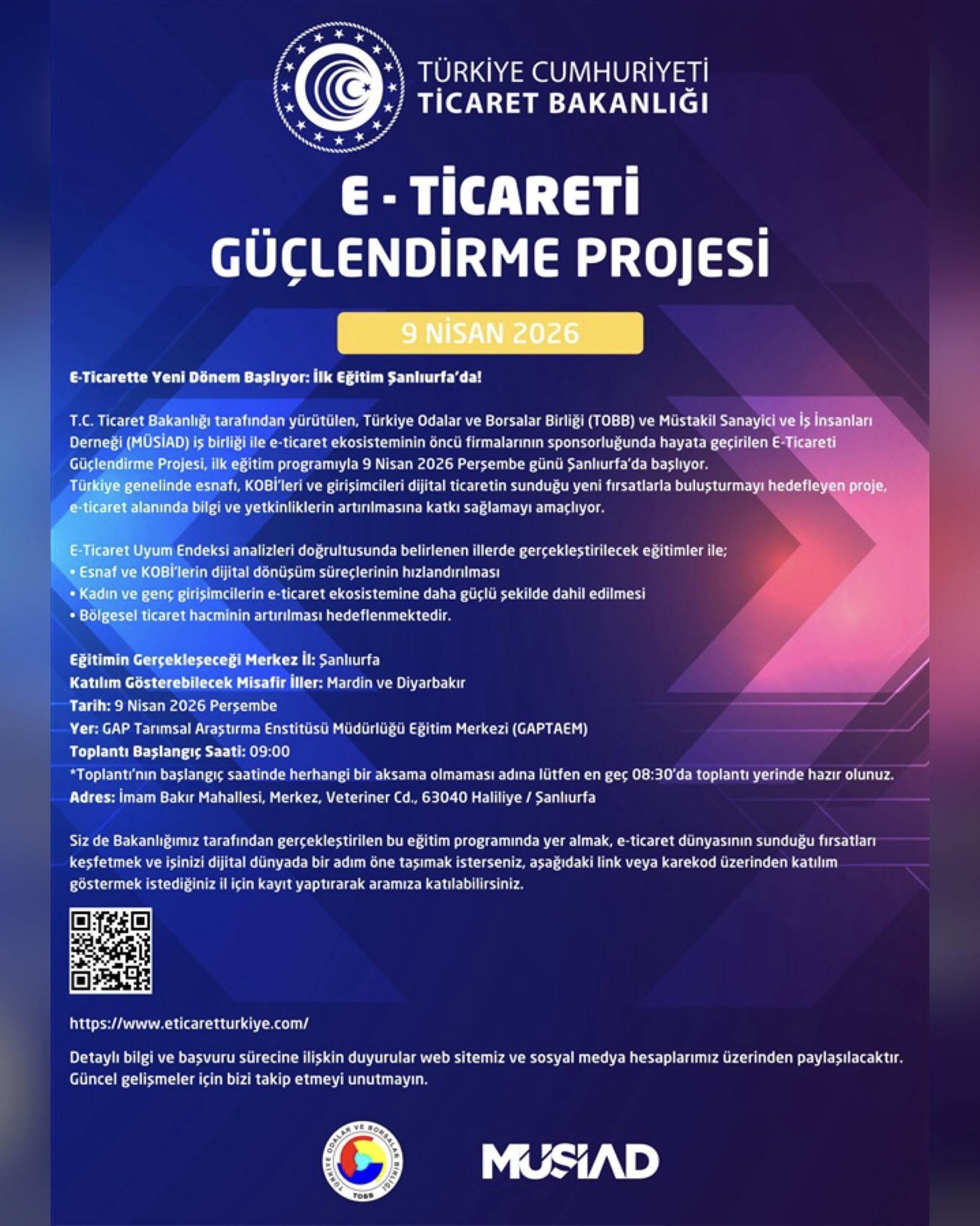 E-Ticaret Eğitim Programı Başlıyor