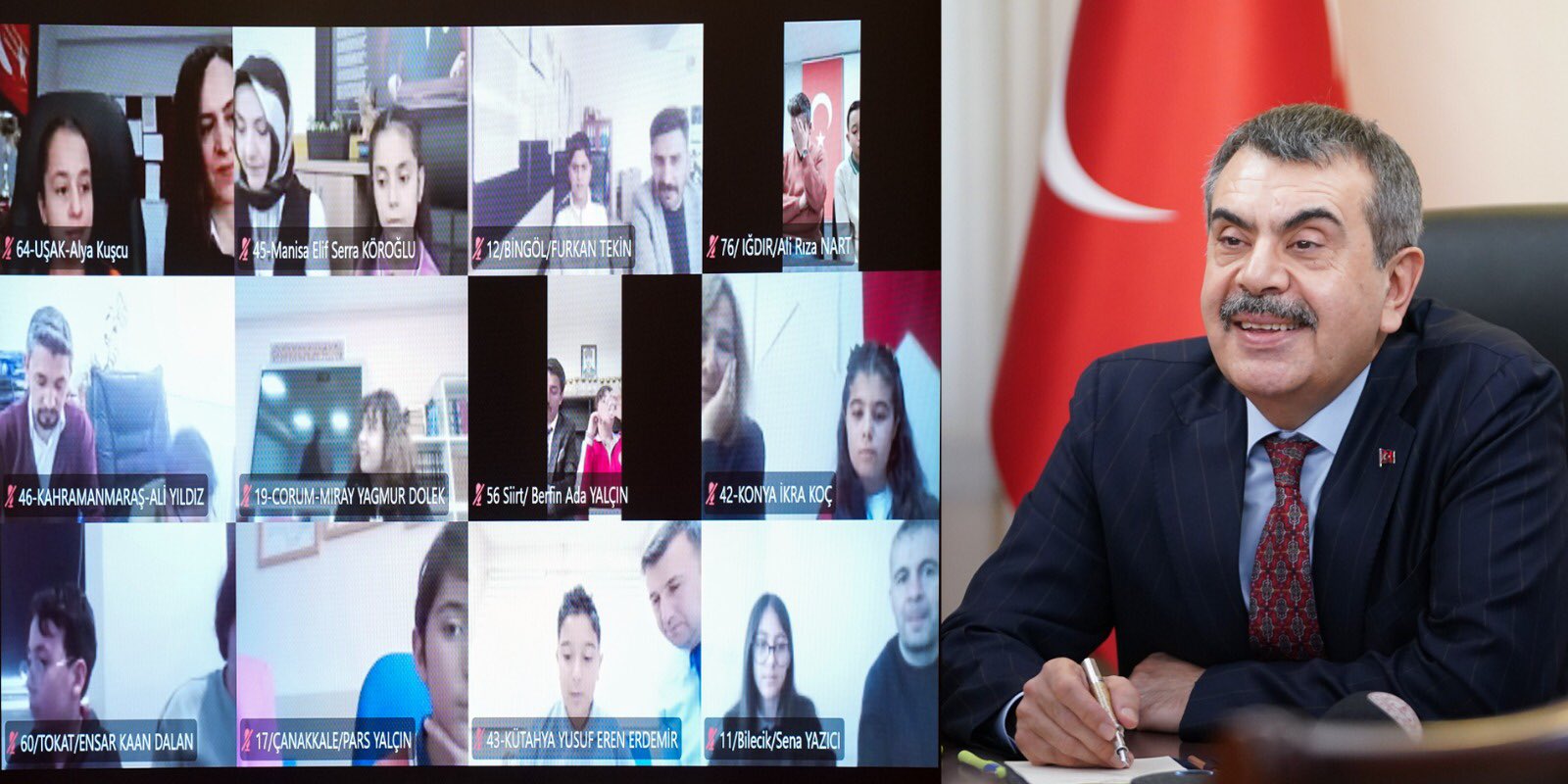 Bakan Tekin, Öğrencilerle Bir Araya Geldi