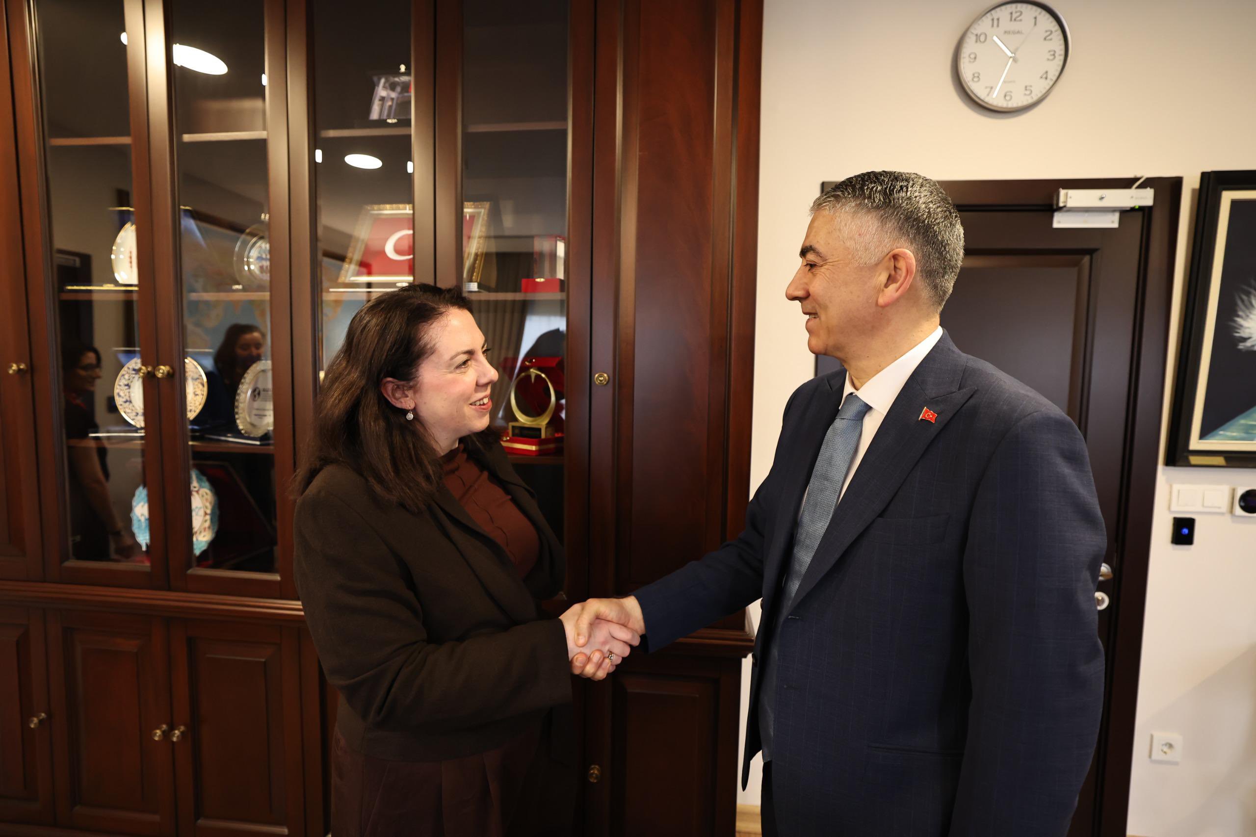 Bakan Yardımcısı İrlanda Büyükelçisi'ni Ağırladı