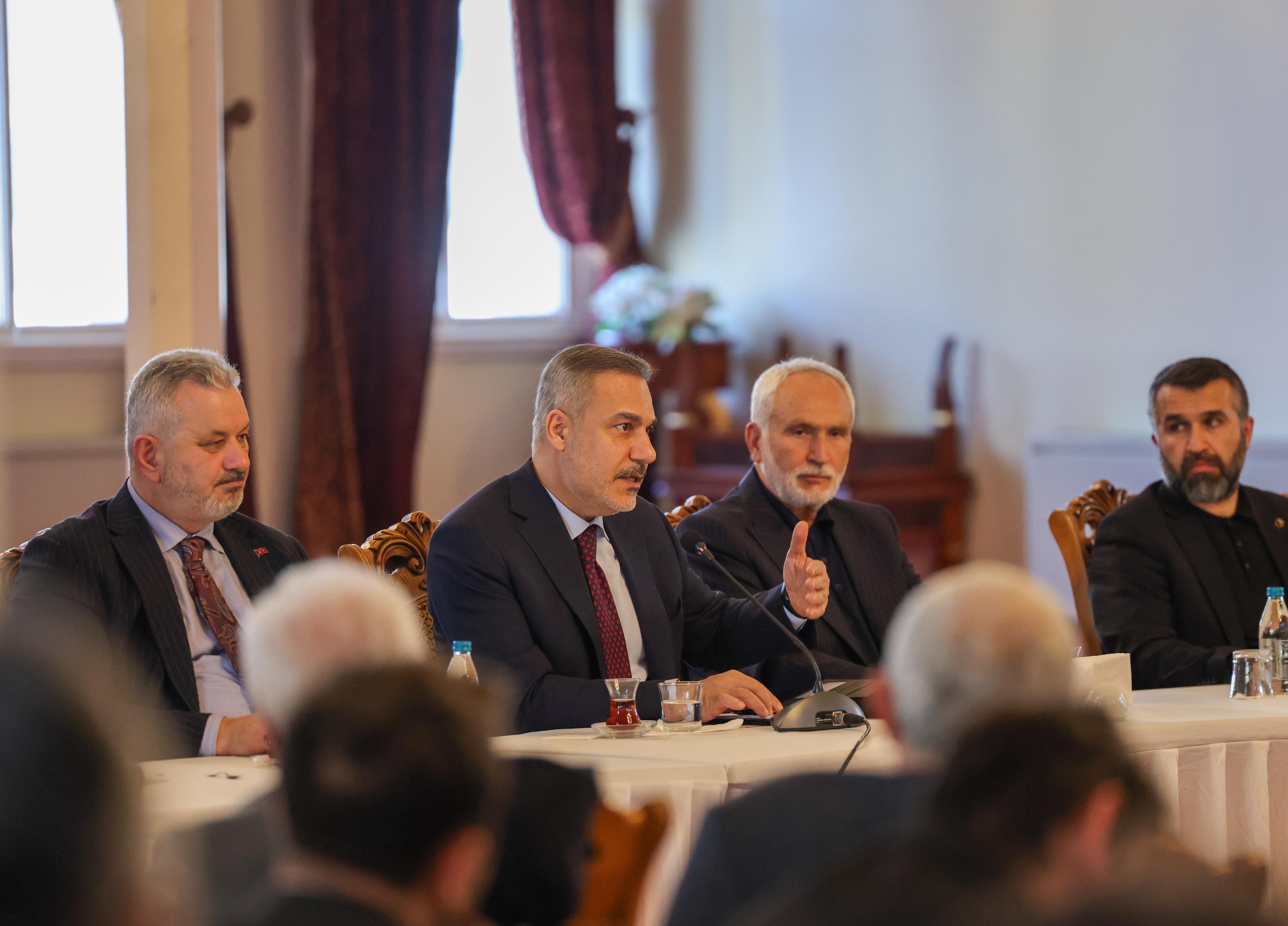 Bakan Fidan Filistin'e Destek İçin Toplandı