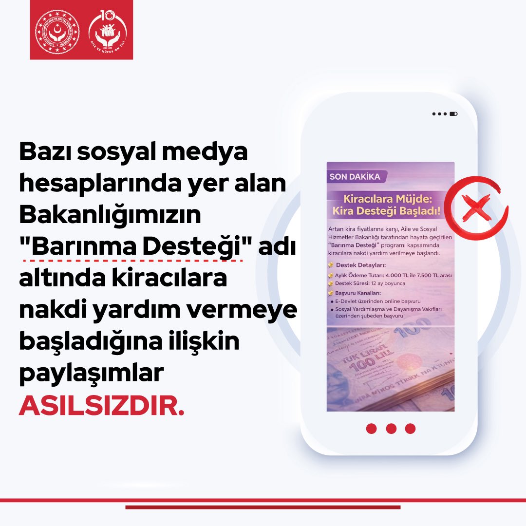 Barınma Desteği İddiaları Yalanlandı