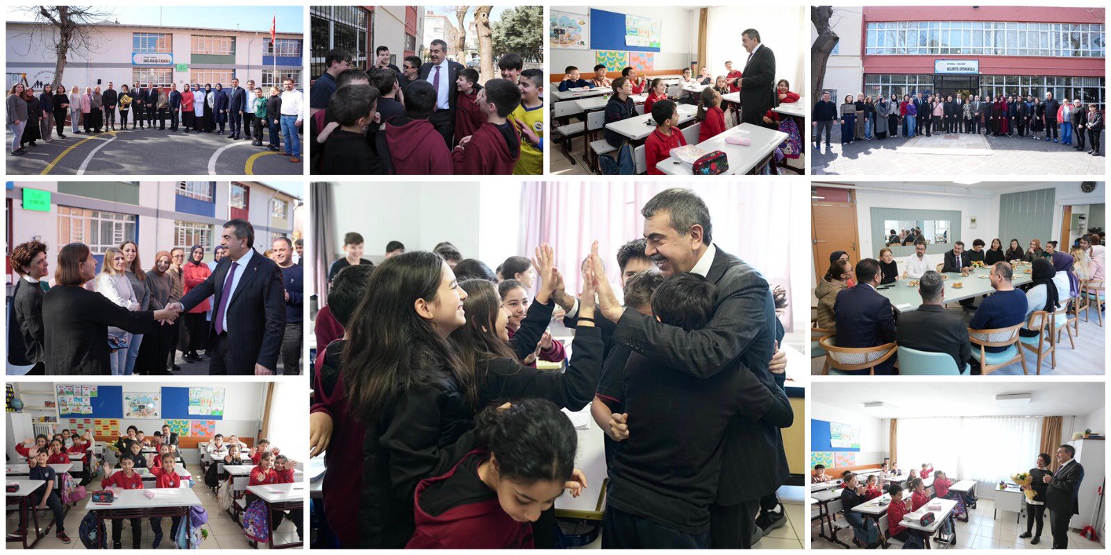 Bakan Tekin Okul Ziyaretinde