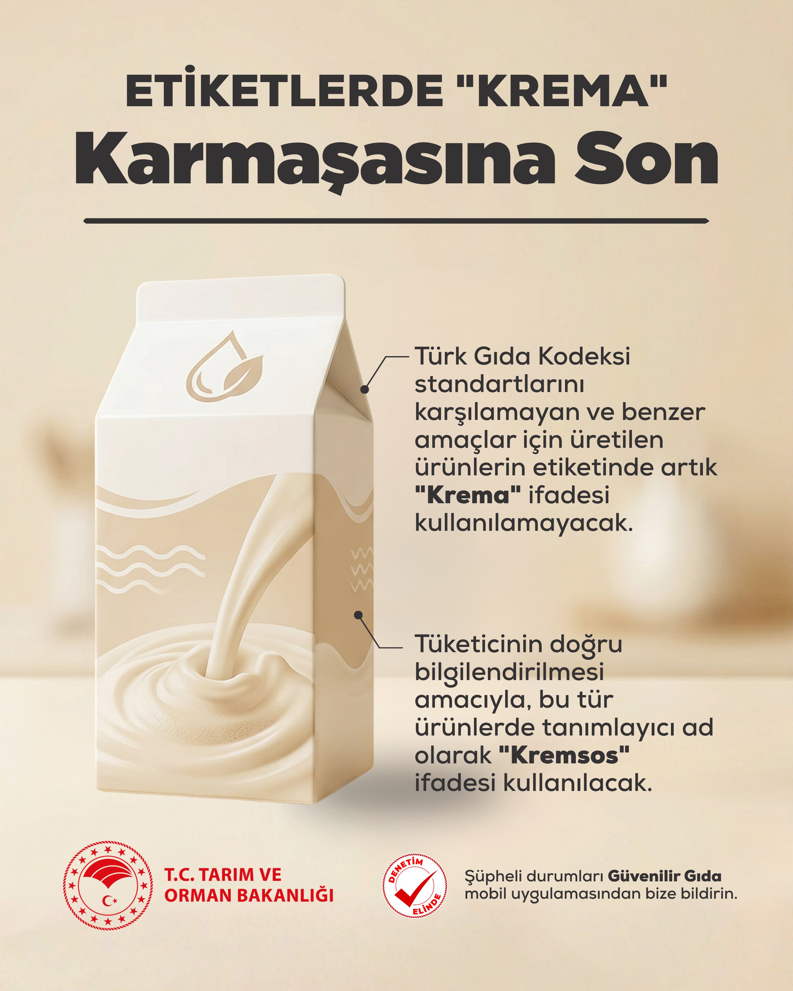 Yanıltıcı Krema Ürünleri Yasaklandı