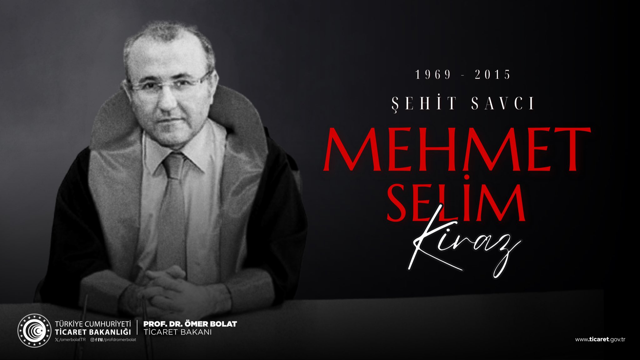 Şehit Savcı Kiraz Anıldı