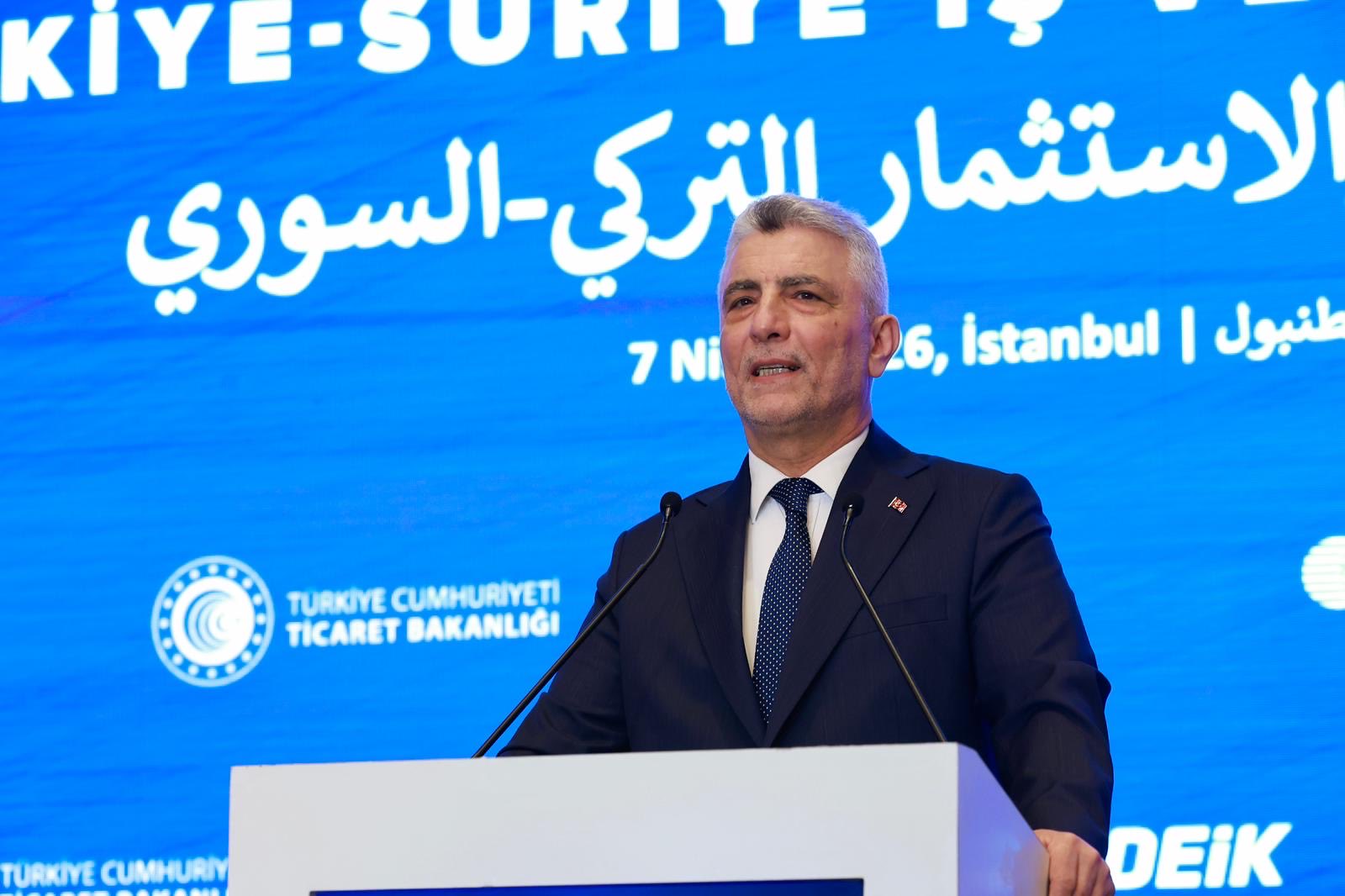 Türkiye-Suriye İş ve Yatırım Forumu Açılışı Gerçekleşti