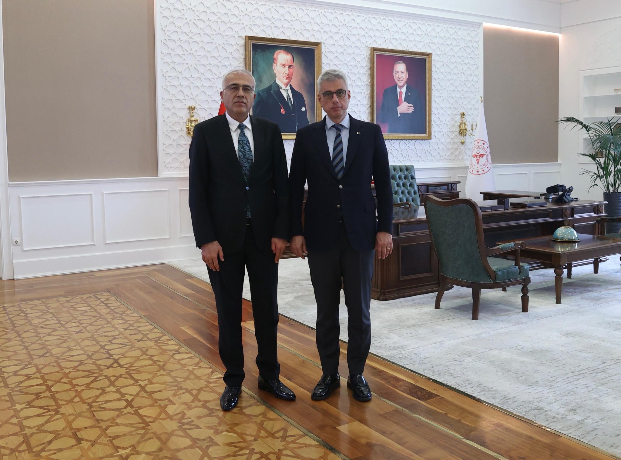 Sağlık Bakanı Memişoğlu, Yeni Genel Müdürü Kabul Etti