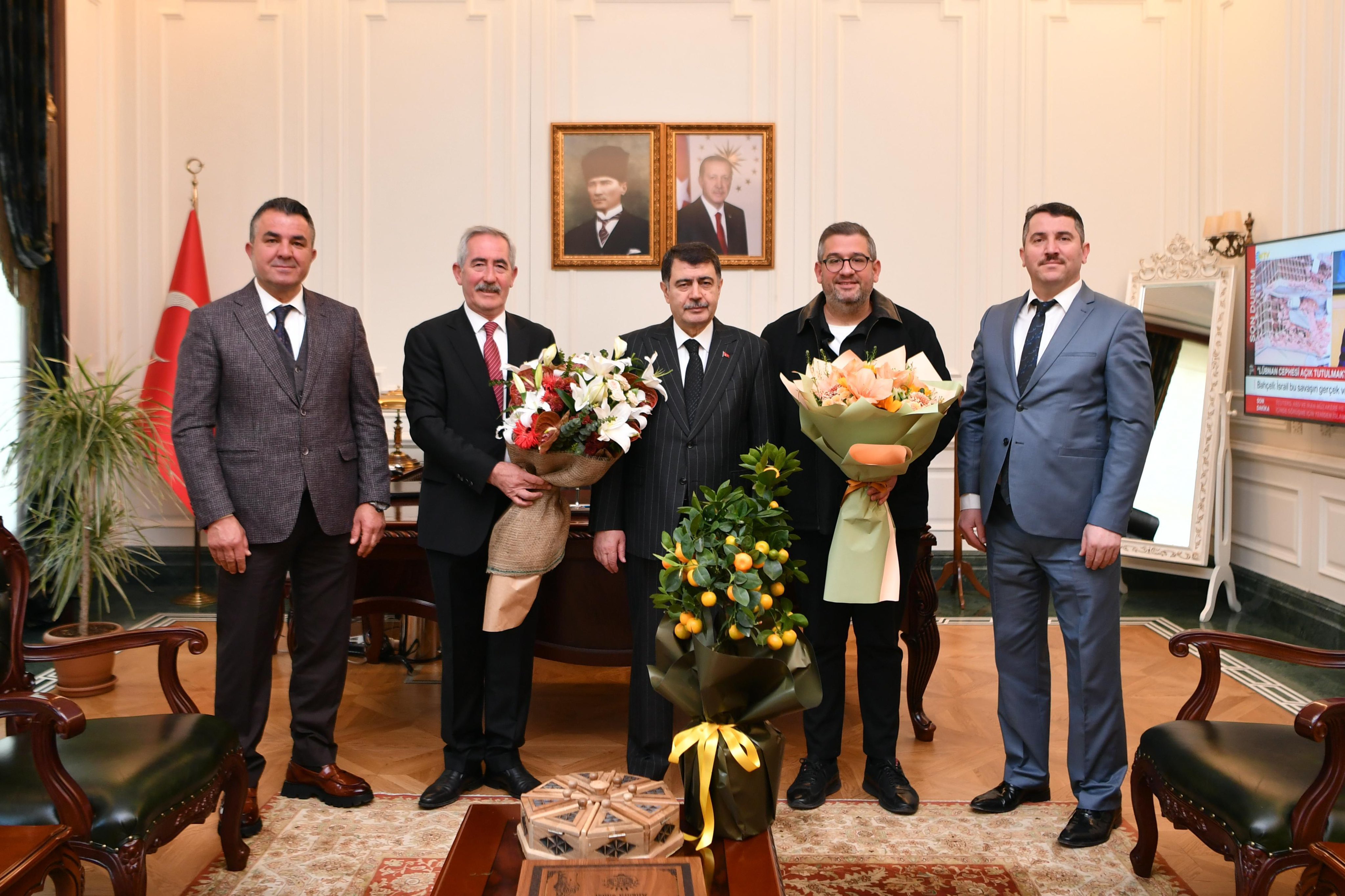 Vali Şahin, Ankara Çiçekçiler Odası Yönetimini Ağırladı