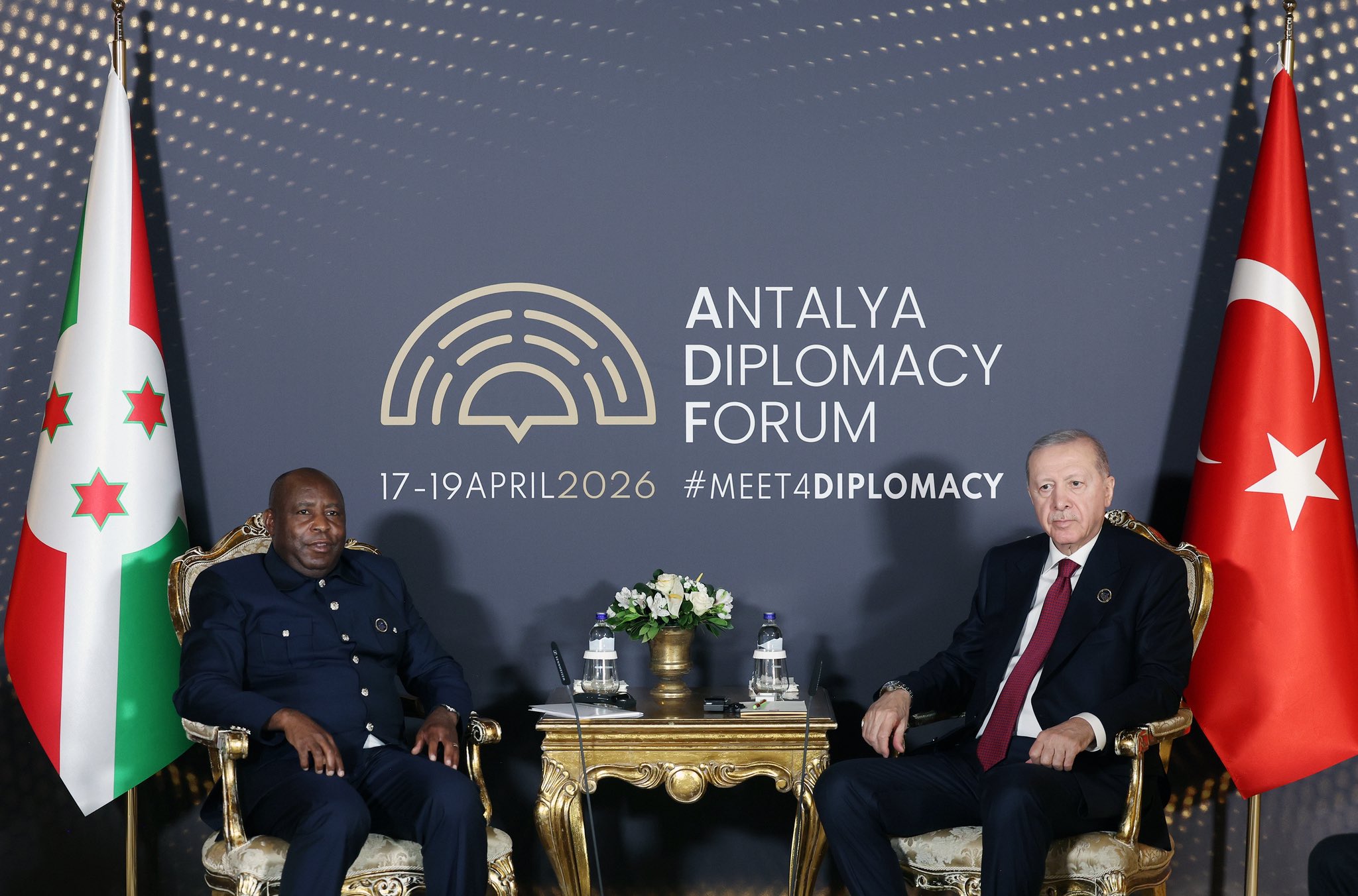 Cumhurbaşkanı Erdoğan, Burundi Cumhurbaşkanı ile görüştü