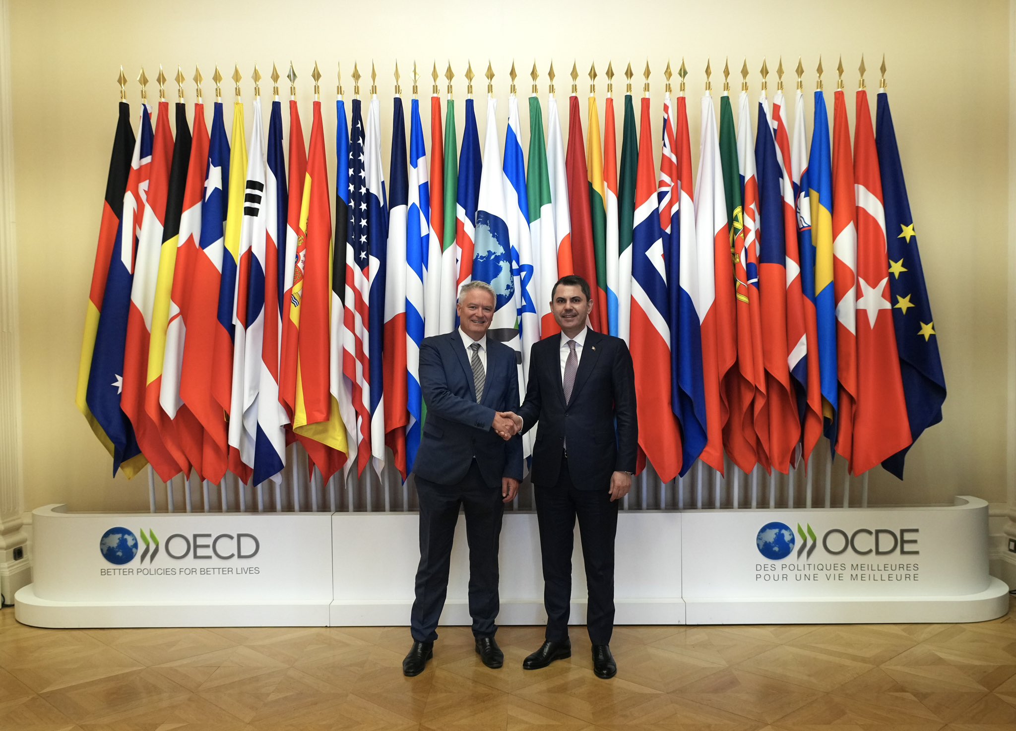 OECD Genel Sekreteri ile işbirliği görüşmesi yapıldı