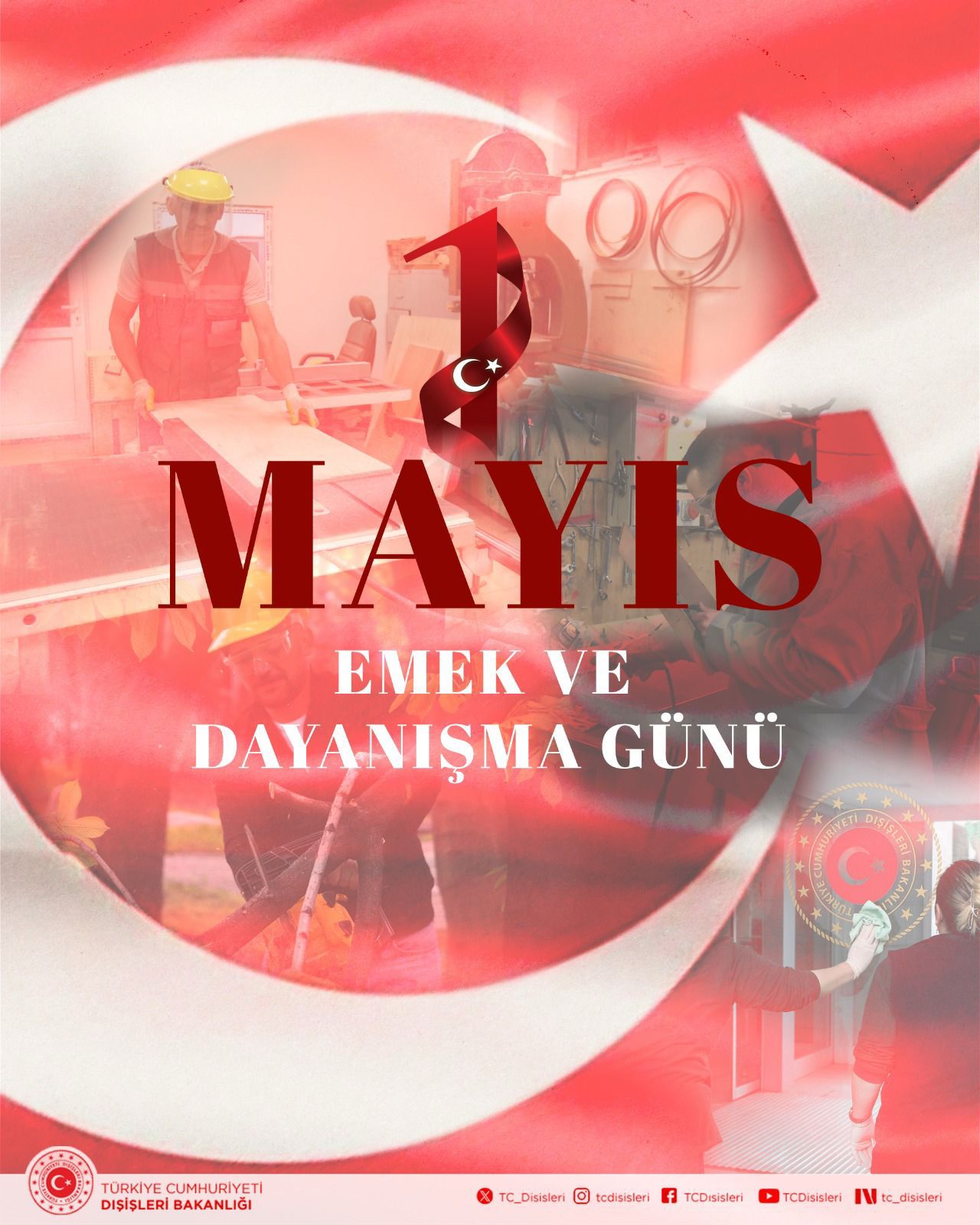 Emek ve Dayanışma Günü mesajı paylaşıldı