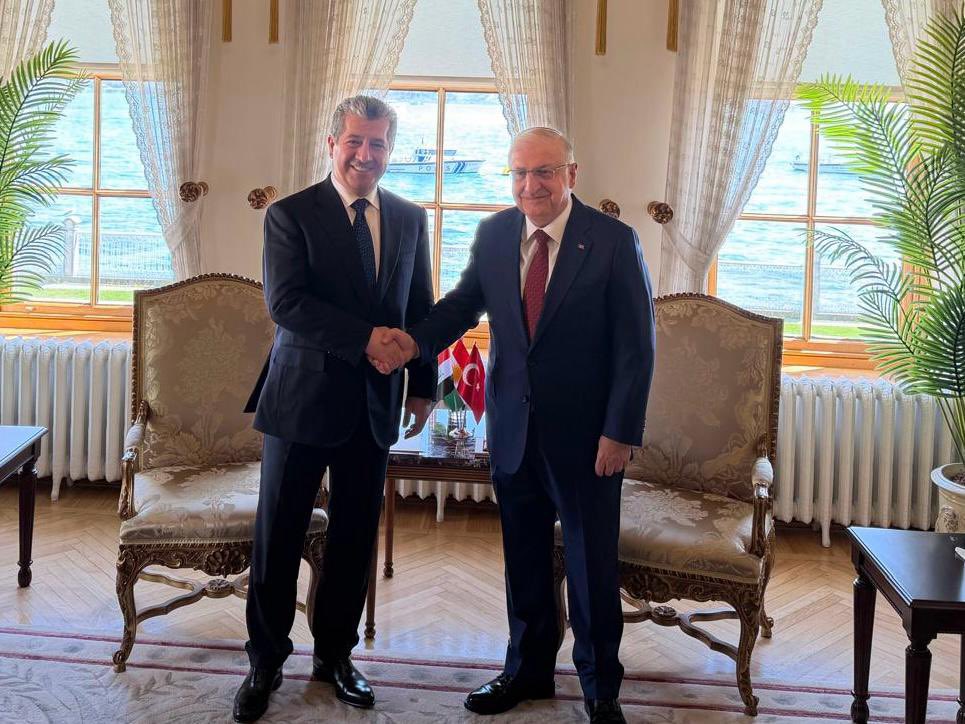 Yaşar Güler ve Mesrur Barzani İstanbul'da bir araya geldi