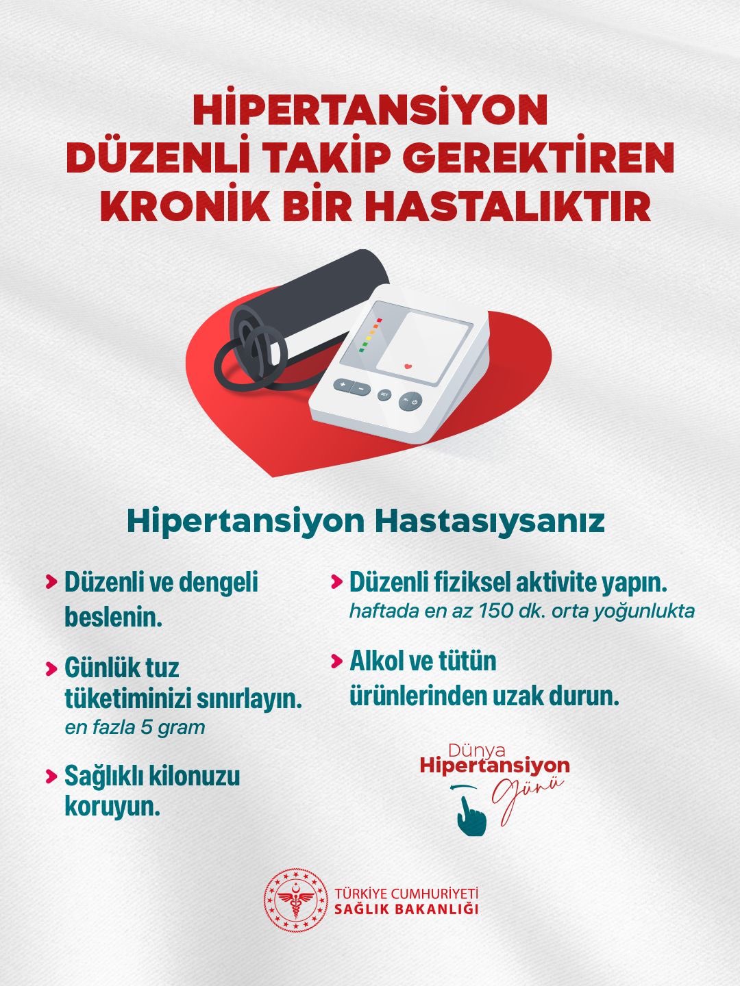Hipertansiyon, düzenli takip gerektiren bir hastalıktır