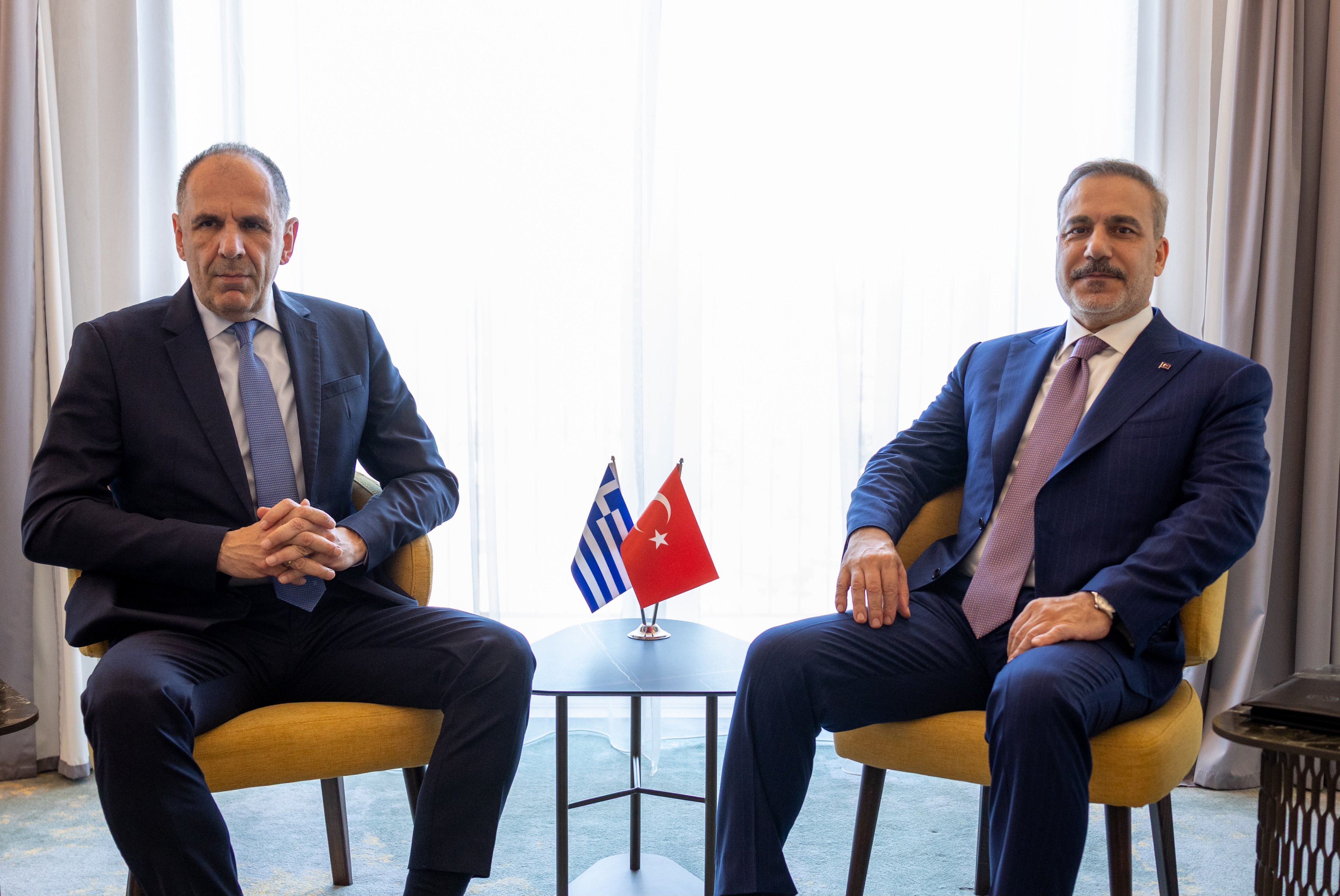 Bakan Hakan Fidan, Yunan mevkidaşıyla görüştü