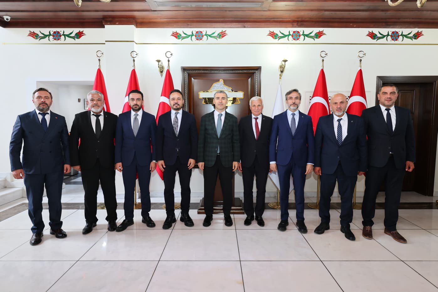 Vali Aktaş, ziyaretçilerine teşekkür etti