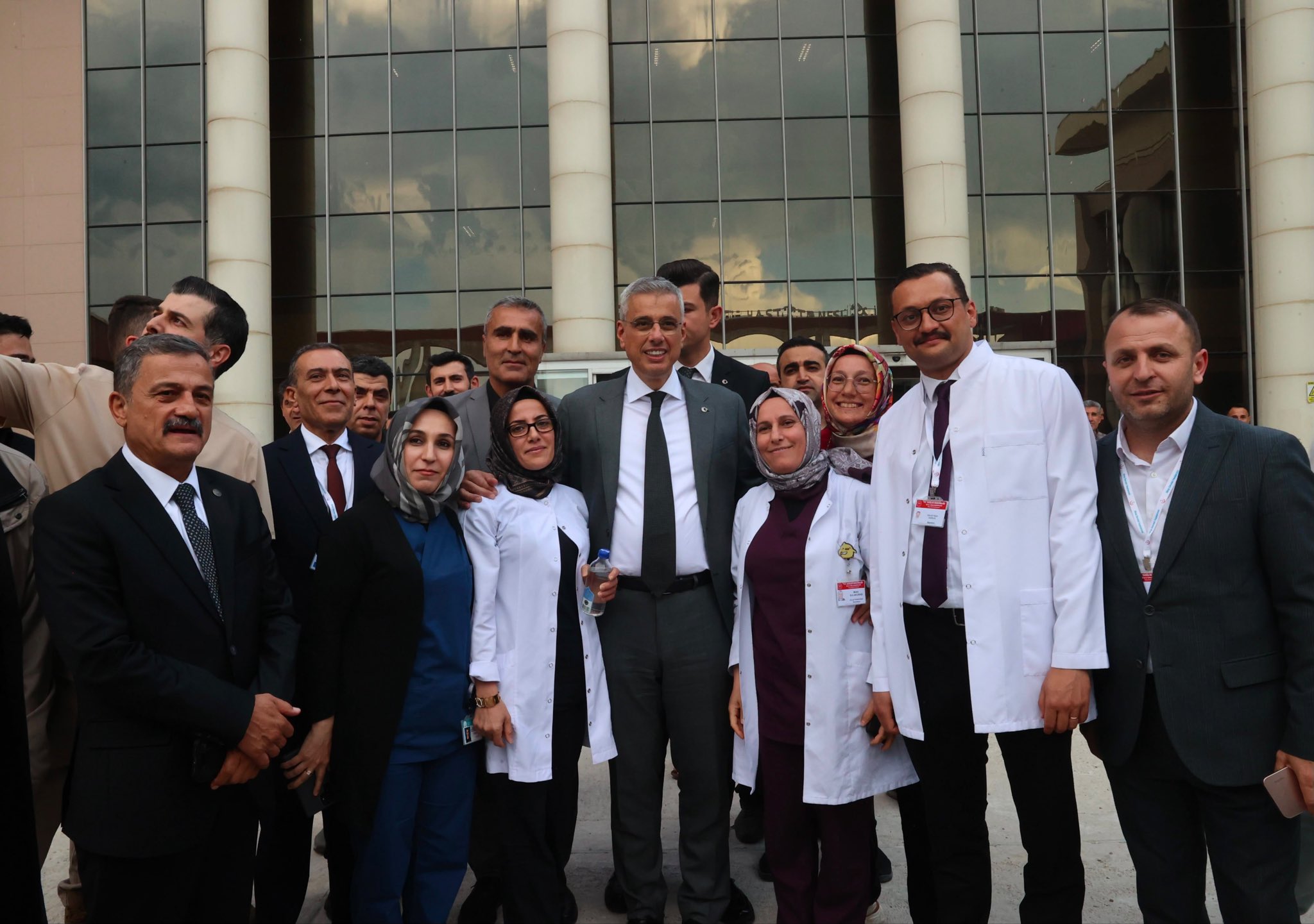 Muş Devlet Hastanesi'nde sağlık çalışanlarına ziyaret